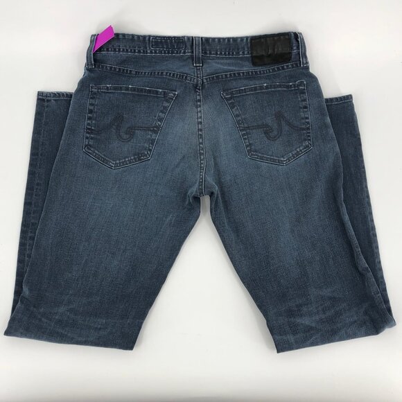 Ag Adriano Goldschmied Blue Straight Jeans | Made in USA - Picture 2 of 5